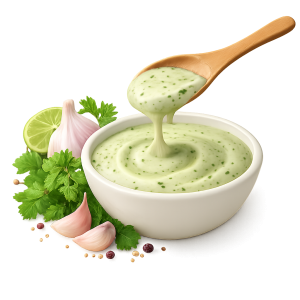 Mayonesa cilantro y ajo