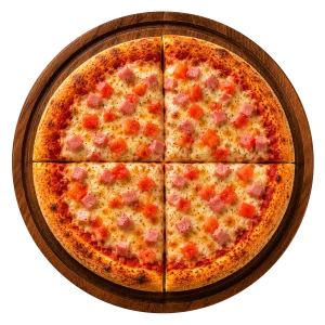 Pizza Individual Jamón y tomate