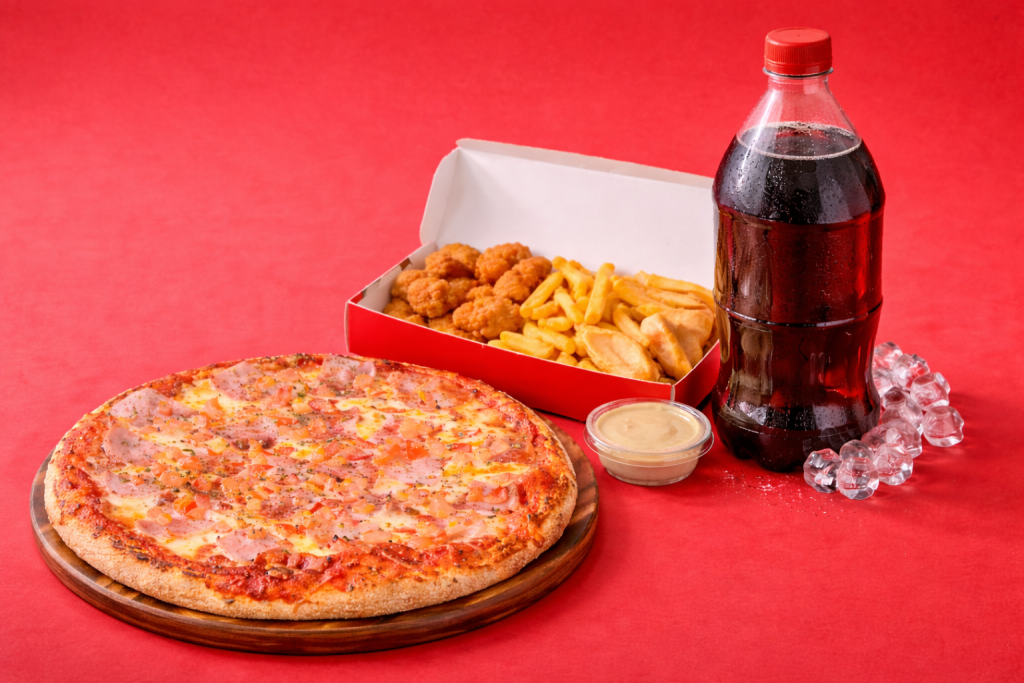 Combo Golden · Pizza mediana + nuggets + bebida